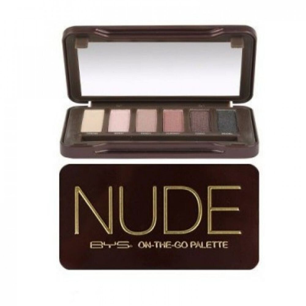 Bys Nude on the go palette with mirror and brush stick NIB